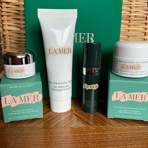 LaMer 4pc minis  plus bag